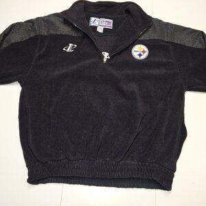 Steelers NFL Fleece Pullover Mens 1/4 Zip